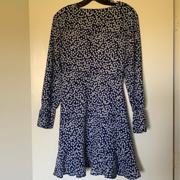 Floral long sleeve ruffle mini dress - Picture 4 of 4